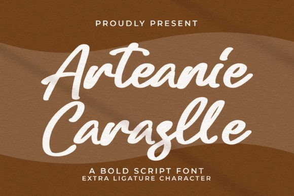 Arteanie Caraslle: A Craft-Ready Script Font for Your Products