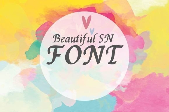Beautiful Sn: The Friendly Handwritten Font for Crafters and Creators