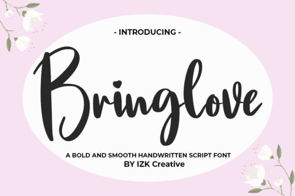 Bringlove: A Font Designed for Editorial Connection
