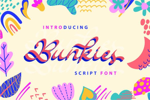 Bunkies: A Playful Script Font for Creative Websites