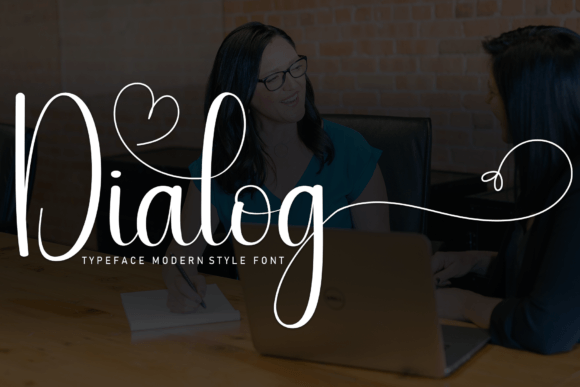 Dialog: The Friendly Handwritten Font for Crafters