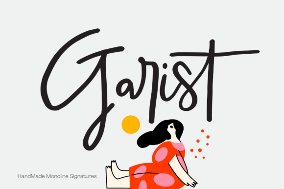 Garist Typeface: A Natural Script Font for Editorial Design