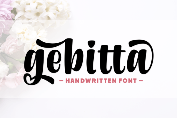 Gebitta Typeface: An Elegant Font for Distinct Branding