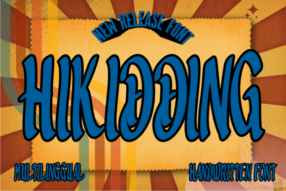 Hikidding: A Handwritten Font for Editorial Expression