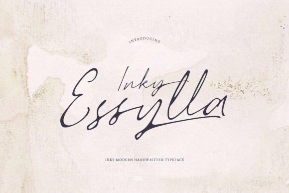 Inky Essylla: A Script Font for Editorial Flair