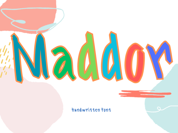 Introducing Maddor: A Quirky Handwritten Font for Crafters
