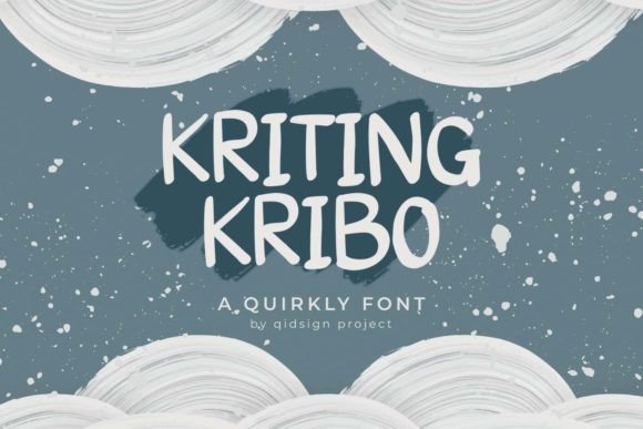 Kriting Kribo: A Playful Script Font for Editorial Personality