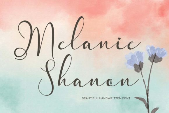 Melanie Shanon: A Graceful Font for Crafters and Creators