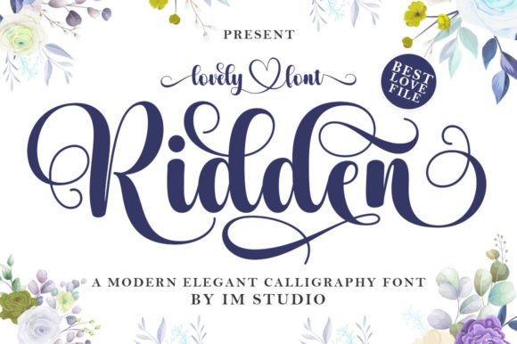 Ridden: A Signature Font for Modern Brand Expression