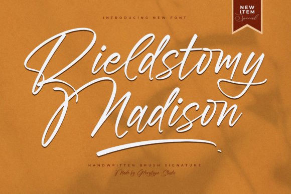 Rieldstomy Madison: An Elegant Font for Crafted Products