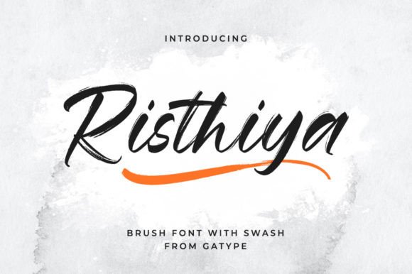 Risthiya Font: Your Go-To Brush Script for Beautiful, Handmade Designs