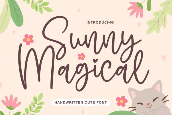 Sunday Magical Typeface: Designing with a Whimsical Script Font
