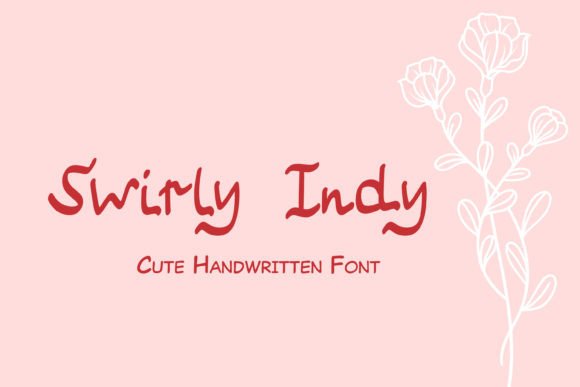 Swirly Indy: A Whimsical Script Font for Branding