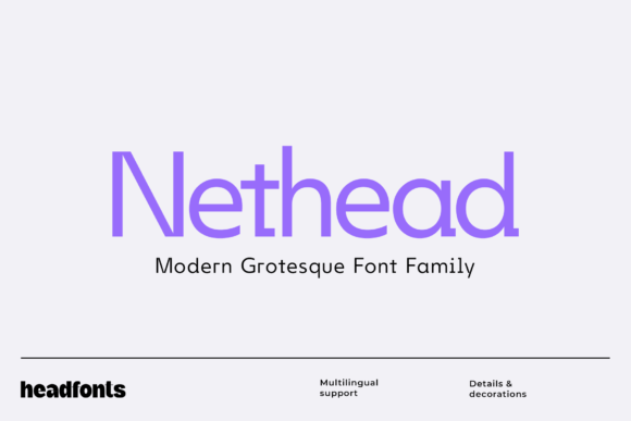The Nethead Font: A Modern Sans Serif for Dominant Digital Campaigns