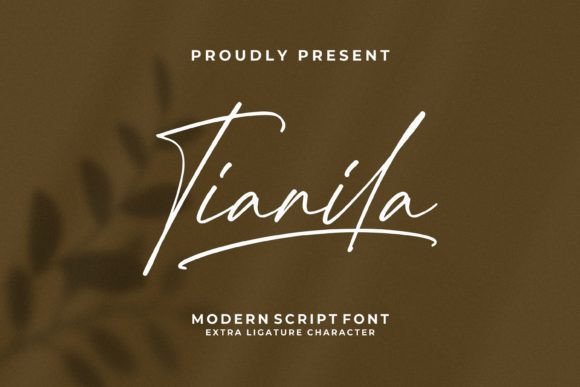 Tianila: A Modern Script Font for Editorial Flow