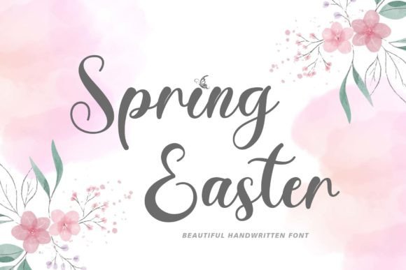 Using Spring Easter Font for Sophisticated Branding