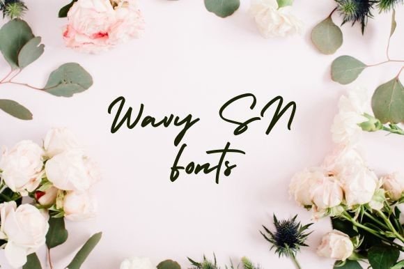 Wavy Sn: The Script Font for Modern Marketing Visuals