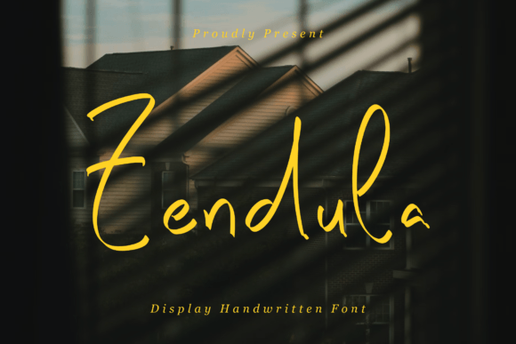 Zendula: A Handwritten Display Font for Creative Web Design